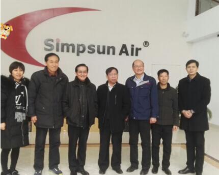 國家部委領(lǐng)導(dǎo)一行蒞臨江蘇辛普森新能源公司考察 公司發(fā)展獲首肯